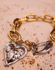 Bracelet one Heart silver