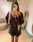 Pull Mohair Paula Choco