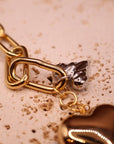 Bracelet double Heart gold & silver