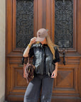 Veste sans manche Noir - JADE