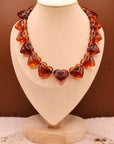 Collier Cœur brown