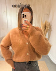 Gilet Tania Mohair Camel