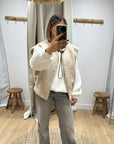 Gilet sans manches Théo Beige
