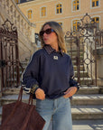 Sweat bleu marine - AMOUR