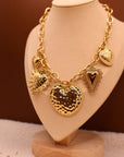 Collier Pampilles Heart Gold