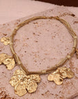 Collier Pétales dorées