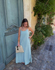 Robe Fluide Céladon - Ava