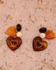 Boucles d’oreilles Ève brown
