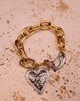 Bracelet one Heart silver