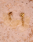 Boucles d’oreilles Pétales White