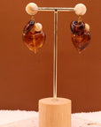Boucles d’oreilles Ève full brown