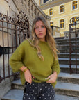 Pull Mohair olive - NOA