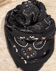 Foulard noir - SUZANNE
