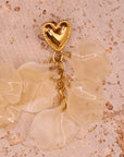Boucles d’oreilles Pétales White