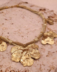Collier Pétales dorées