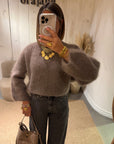 Pull Mohair Paula Taupe
