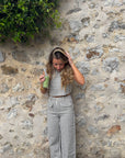 Pantalon Rayé Gris - Nela