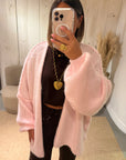 Gilet Boubou Rose