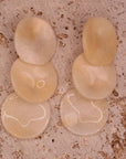 Boucles d’oreilles Pièce écru