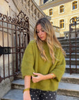 Pull Mohair olive - NOA