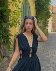 Robe Longue Noir - Inès