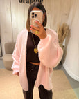 Gilet Boubou Rose