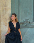 Robe Longue Noir - Inès