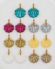 Boucles d’oreilles Fushia - Shell