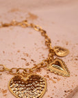 Collier Pampilles Heart Gold