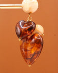 Boucles d’oreilles Ève full brown