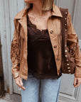 Veste à franges Pauline