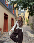 Pantalon fluide marron - MALO