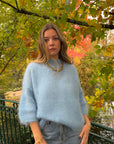 Pull mohair bleu ciel - NOA