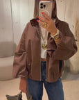 Veste Bombers Lizy Chocolat
