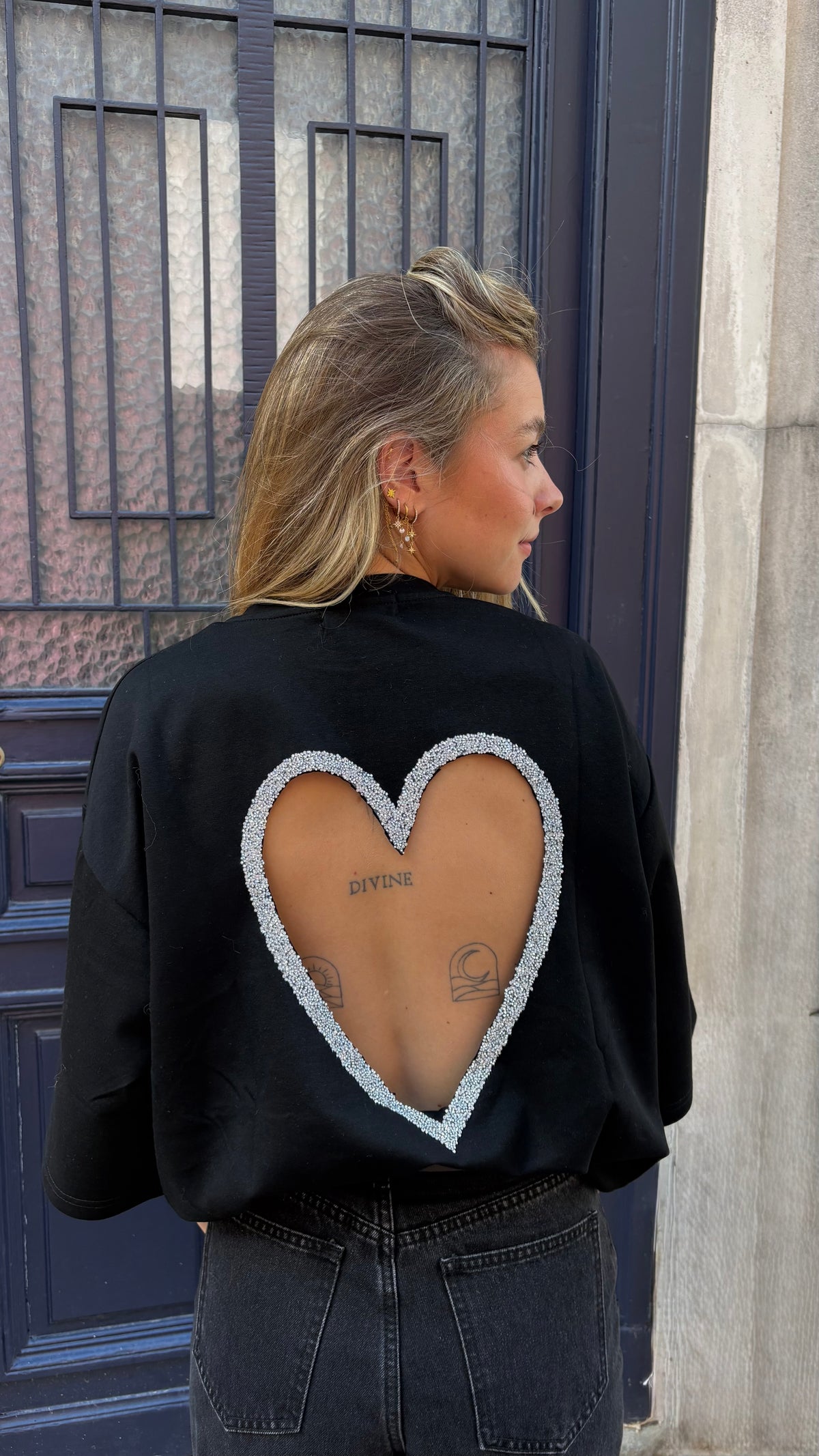 Tee-shirt dos nu - COEUR