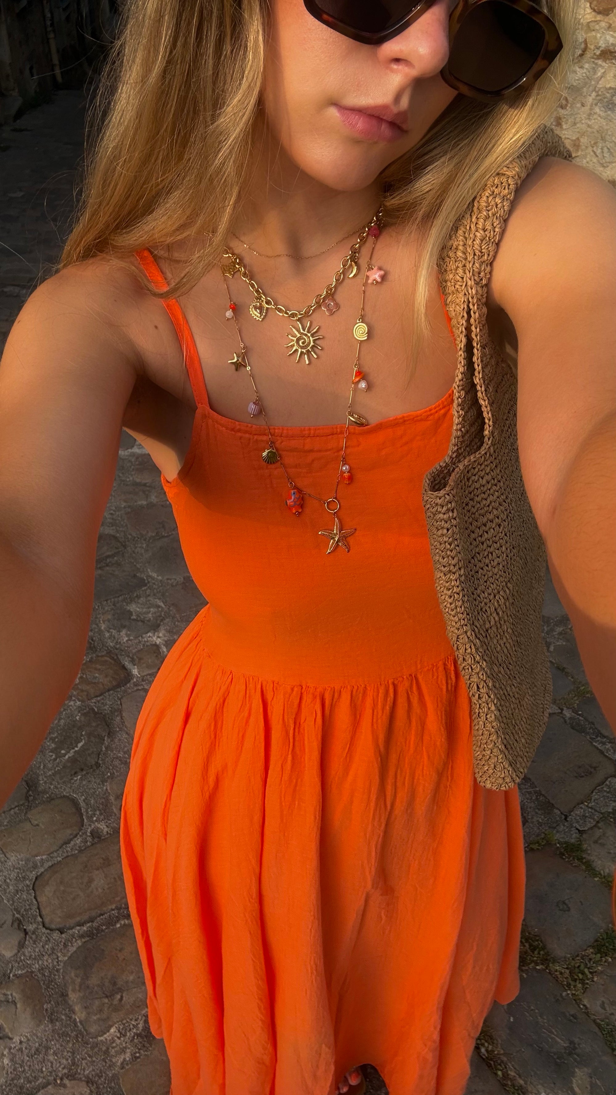 Robe Orange - Paula