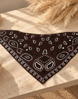 Triangle bandana marron - IRIS