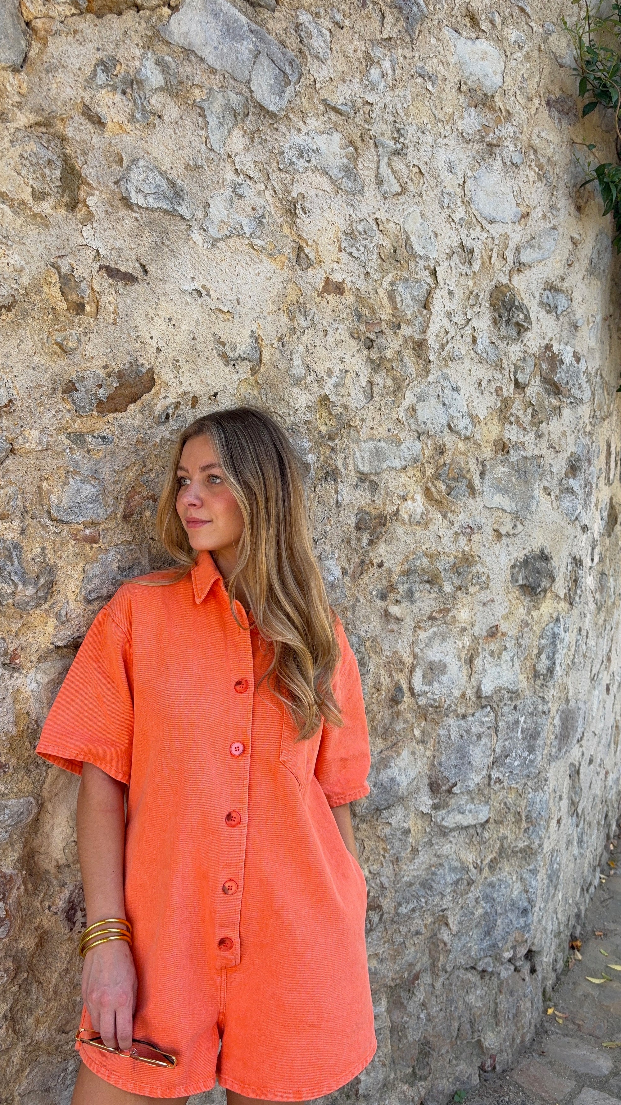 Combinaison short Orange - ARLO