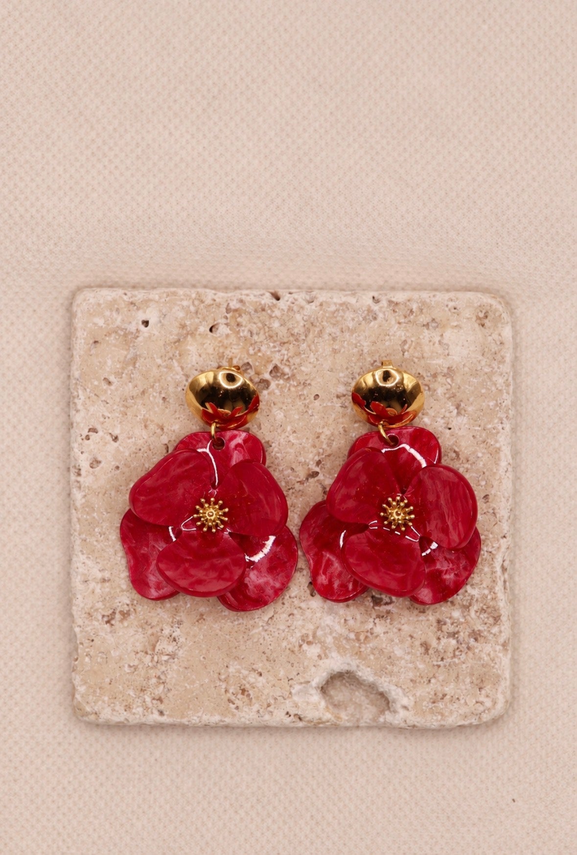 Boucles d’oreilles Création - Camélia