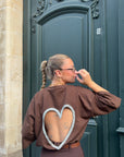Tee-shirt dos nu - COEUR