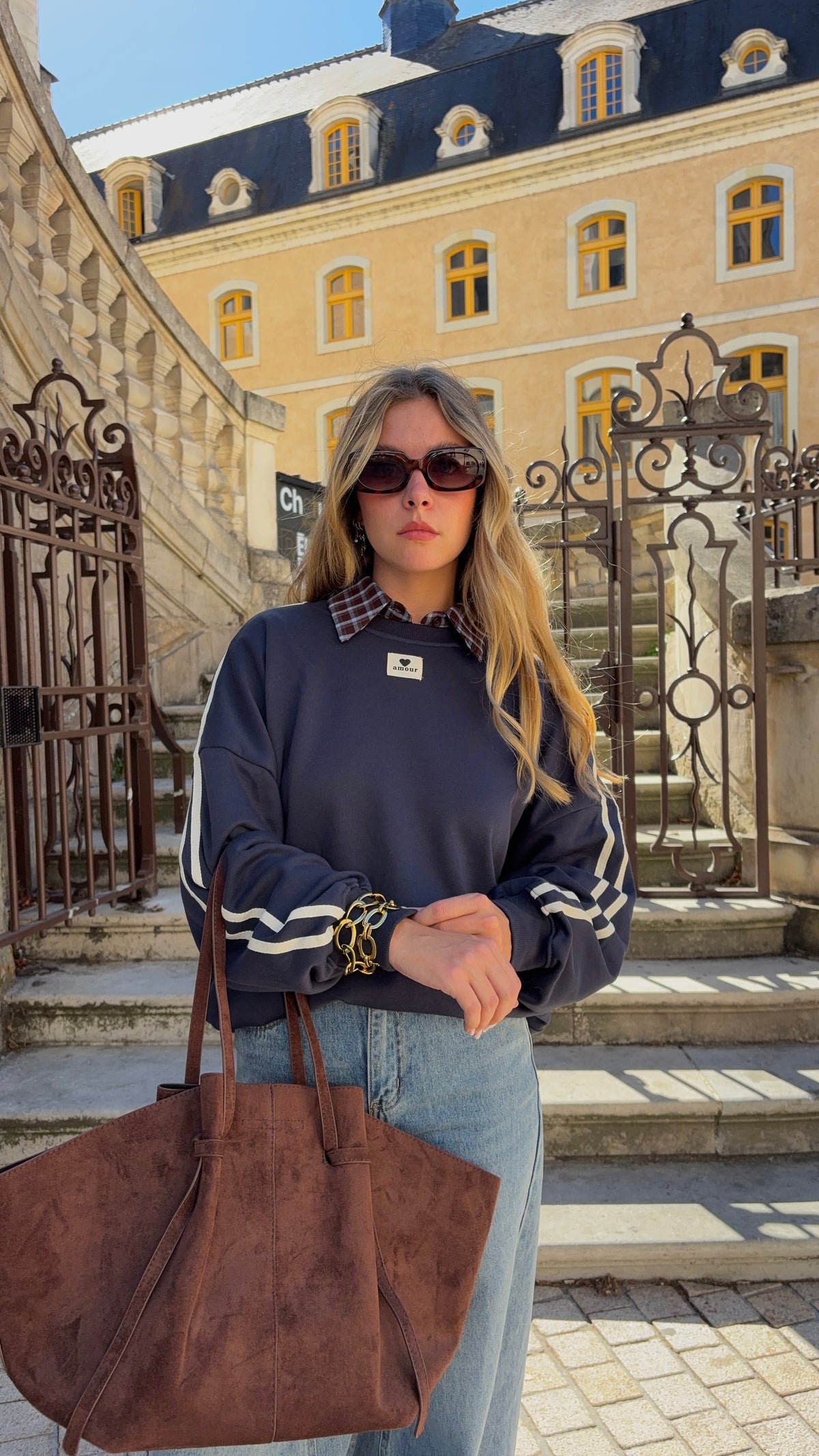 Sweat bleu marine - AMOUR