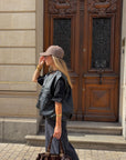Veste sans manche Noir - JADE