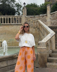 Pantalon Fluide Orange - Giu