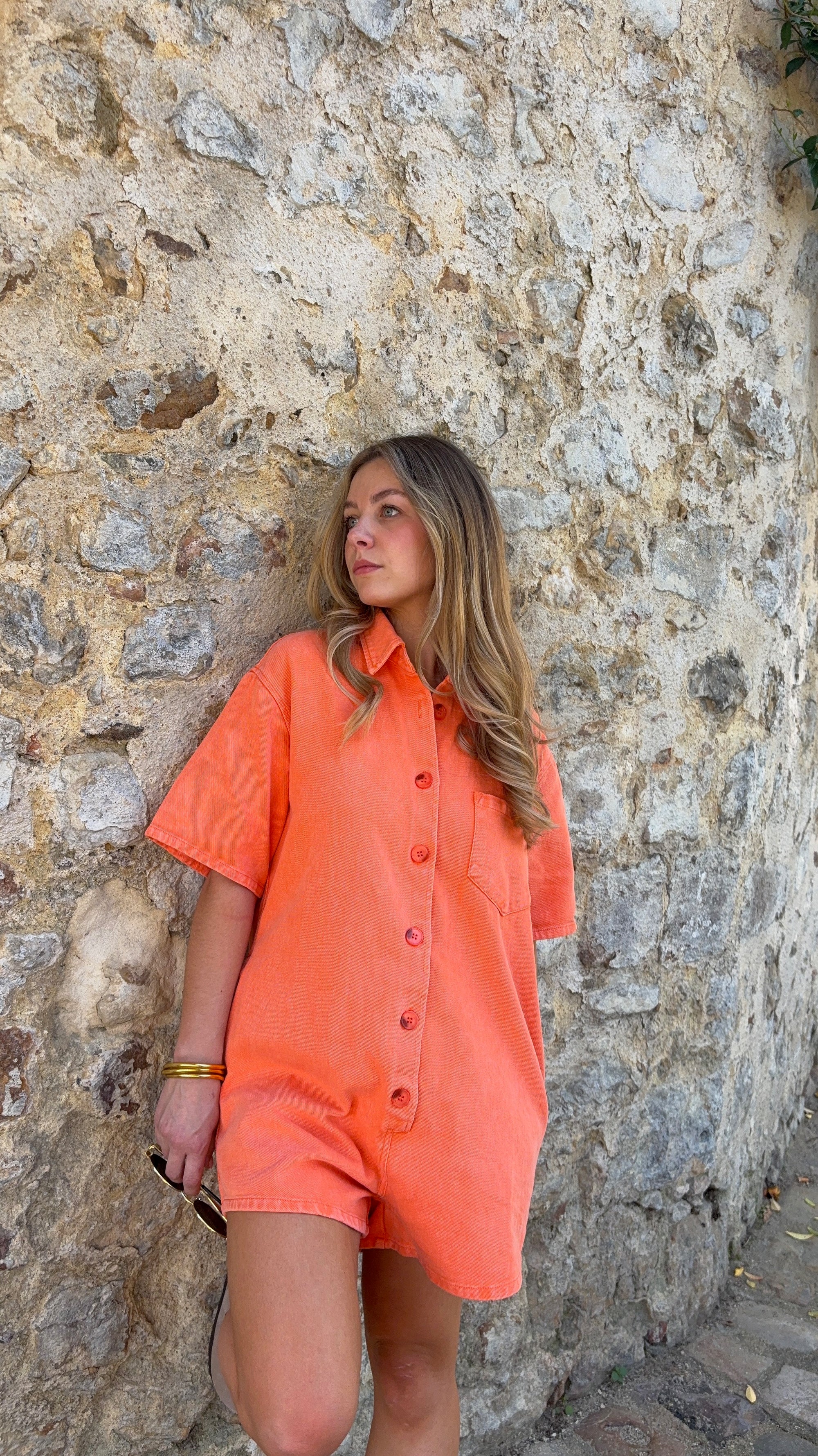 Combinaison short Orange - ARLO