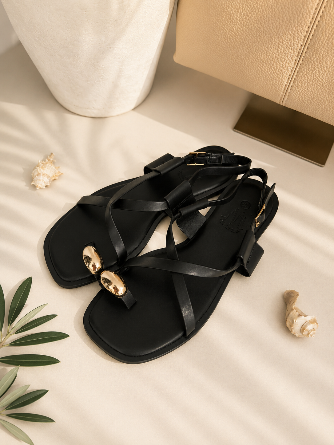Sandales Noir - Mia
