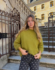 Pull Mohair olive - NOA