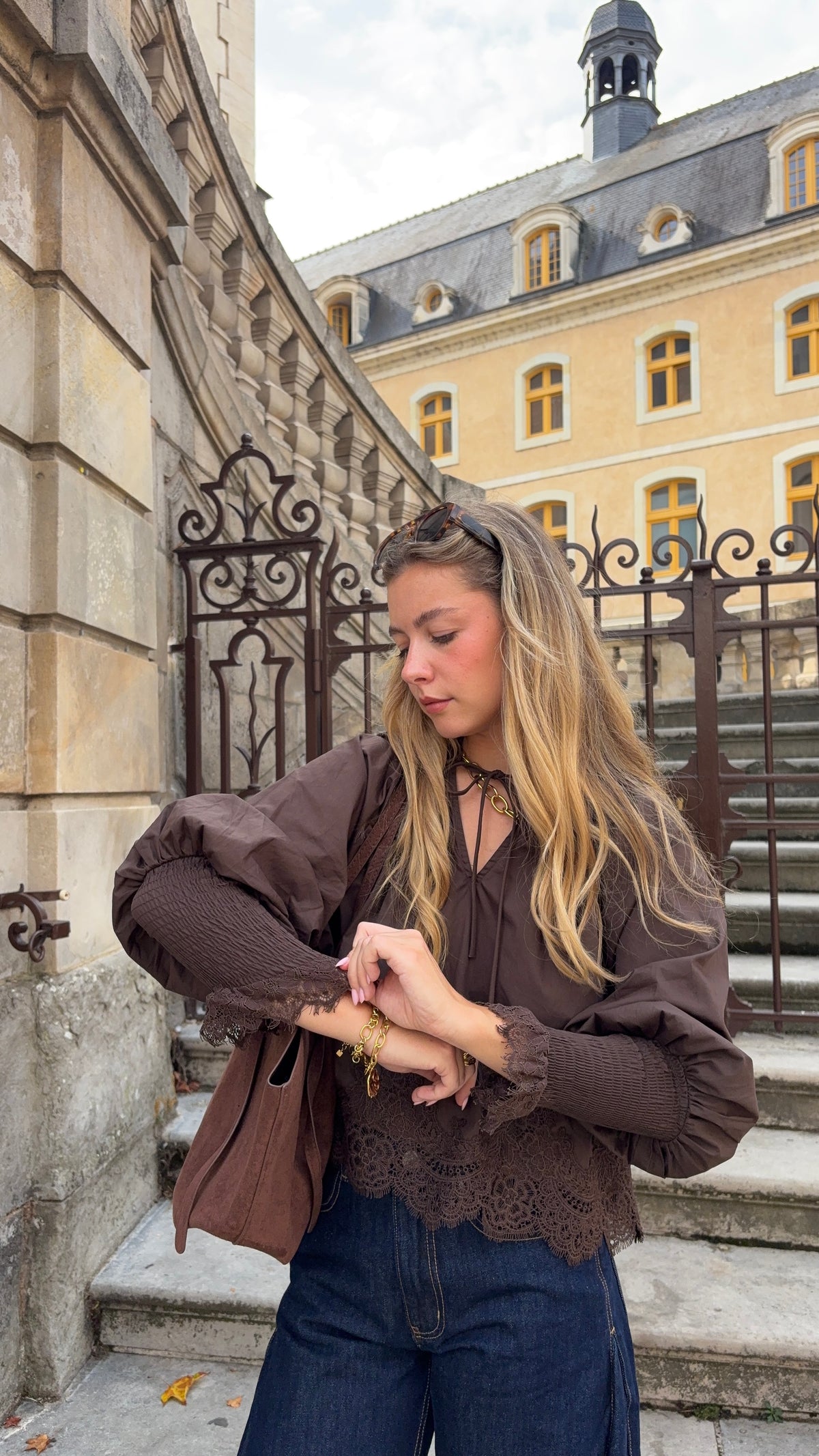 Blouse marron - BOHÈME