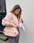 Gilet Mohair Rose