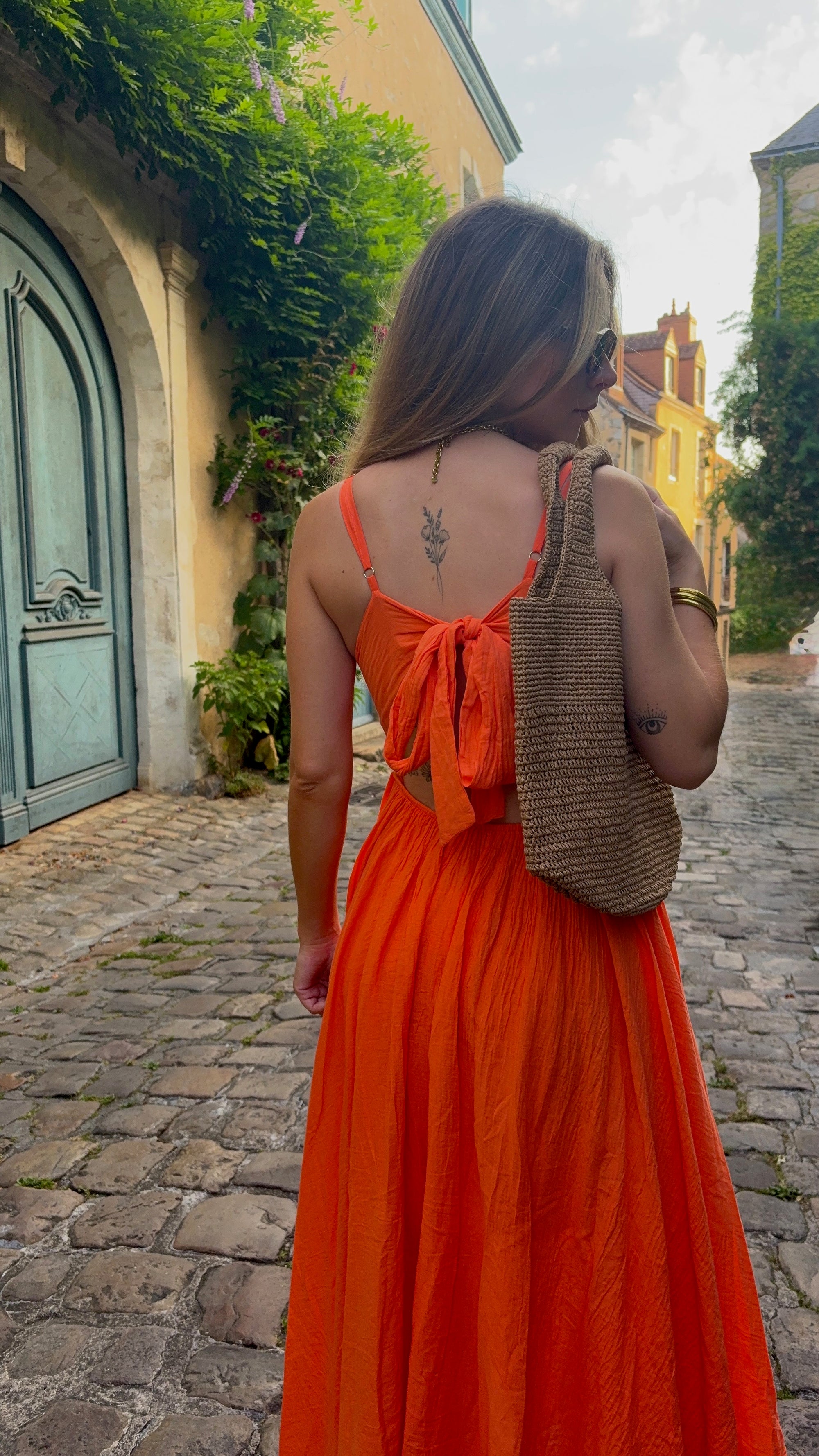 Robe Orange - Paula