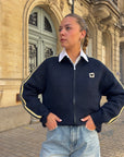Pull gilet bleu marine - AMOUR